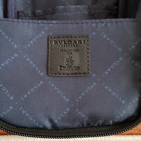 Bvlgari men’s toiletry bag NWOT - Picture 4 of 6